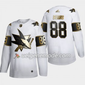 Herren Eishockey San Jose Sharks Trikot Brent Burns 88 Adidas 2019-2020 Golden Edition Weiß Authentic